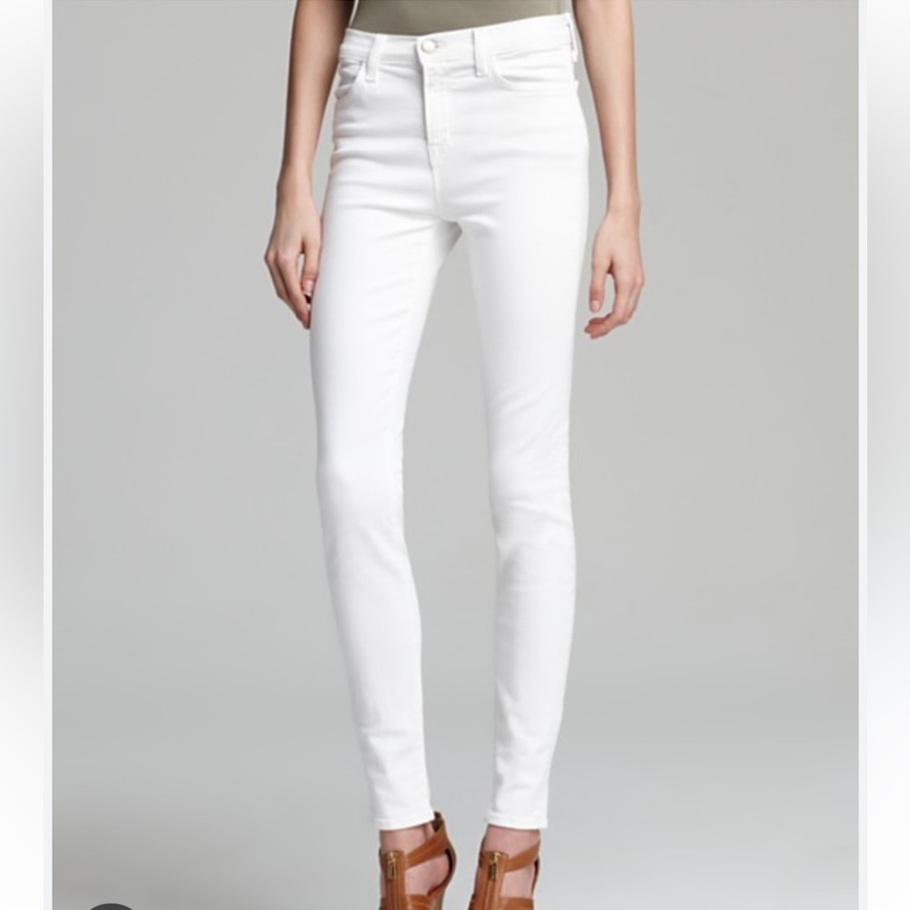 McGuire‎ Denim White Skinny Jeans with Buttons fly Size  31